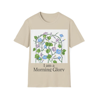 "I AM A MORNING GLORY" Unisex Softstyle T-Shirt