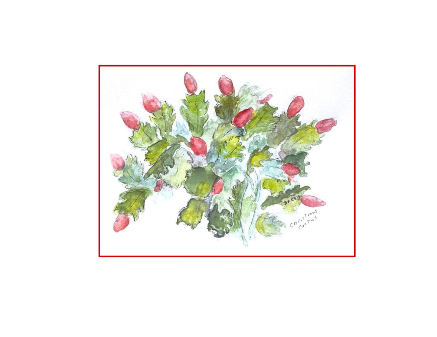 "SEASON OF ANTICIPATION AND JOY" Fine Art Mini Reproduction